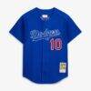 Hideo Nomo Los Angeles Dodgers Mitchell & Ness Cooperstown Collection 2004 Batting Practice Jersey - - Side View