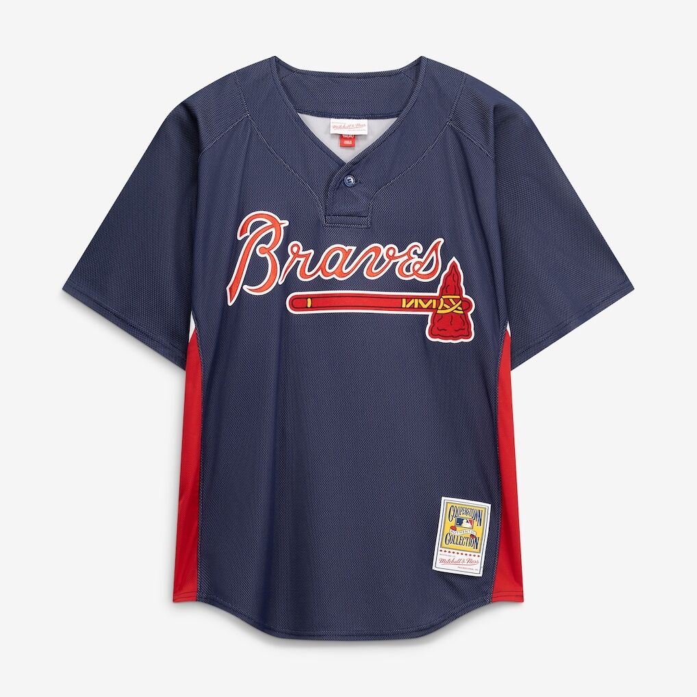 Chipper Jones Atlanta Braves Mitchell & Ness Authentic Batting Practice Jersey