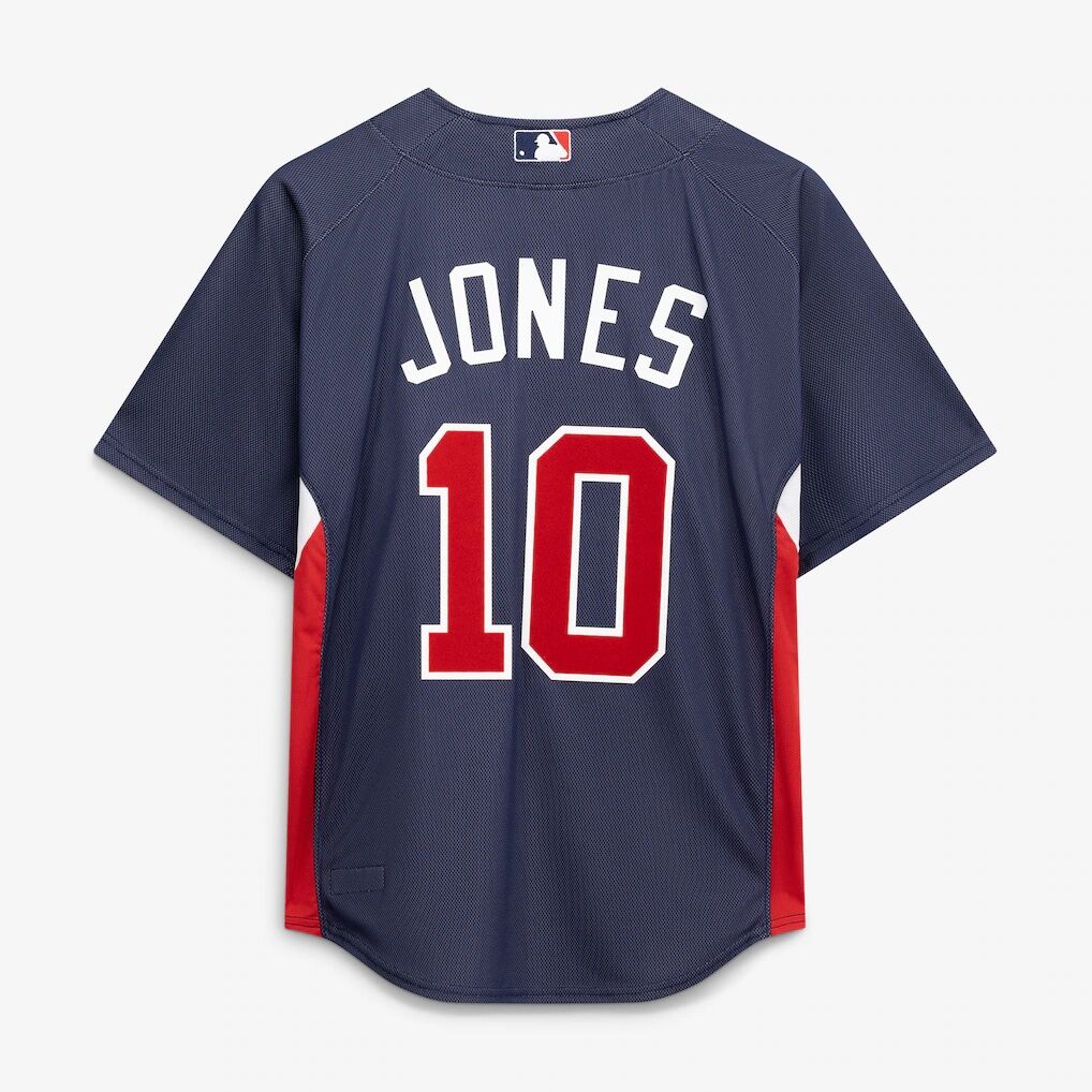 Chipper Jones Atlanta Braves Mitchell & Ness Authentic Batting Practice Jersey