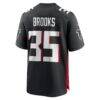 Natrone Brooks Atlanta Falcons Nike Team Game Jersey - Black - Detail View