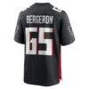 Matthew Bergeron Atlanta Falcons Nike Team Game Jersey - Black - Detail View