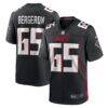 Matthew Bergeron Atlanta Falcons Nike Team Game Jersey - Black - Front View