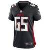 Matthew Bergeron Atlanta Falcons Nike Women's Team Game Jersey - Black - Side View