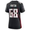 Kyle Hinton Atlanta Falcons Nike Women's Team Game Jersey - Black - Detail View