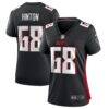 Kyle Hinton Atlanta Falcons Nike Women's Team Game Jersey - Black - Front View