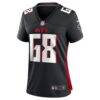 Kyle Hinton Atlanta Falcons Nike Women's Team Game Jersey - Black - Side View