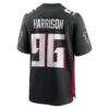 Zach Harrison Atlanta Falcons Nike Team Game Jersey - Black - Detail View