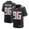 Zach Harrison Atlanta Falcons Nike Team Game Jersey - Black - Front View