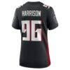 Zach Harrison Atlanta Falcons Nike Women's Team Game Jersey - Black - Detail View