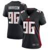 Zach Harrison Atlanta Falcons Nike Women's Team Game Jersey - Black - Front View