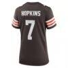 Dustin Hopkins Cleveland Browns Nike Women's Team Game Jersey - Brown - Detail View