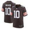 Phillip Walker Cleveland Browns Nike Team Game Jersey - Brown - Front View