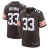 Ronnie Hickman Cleveland Browns Nike Team Game Jersey - Brown - Front View