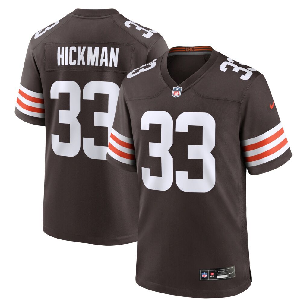 Ronnie Hickman Cleveland Browns Nike Team Game Jersey