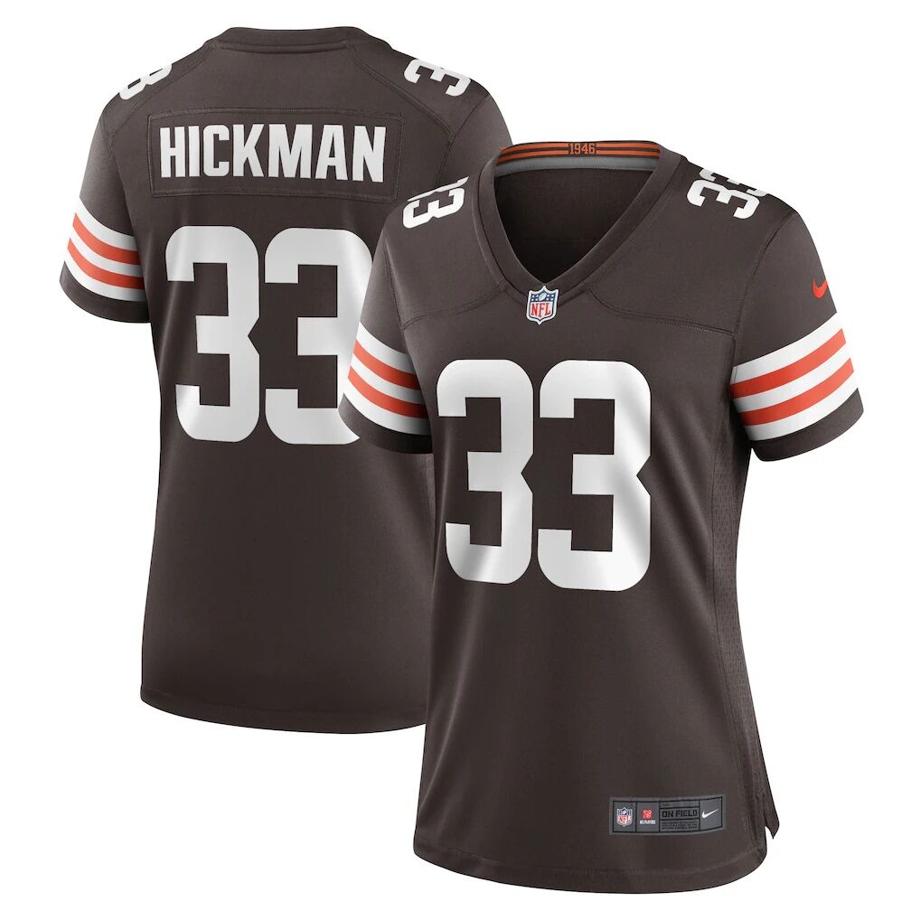 Ronnie Hickman Cleveland Browns Nike Women's Team Game Jersey