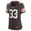 Ronnie Hickman Cleveland Browns Nike Women's Team Game Jersey - Brown - Side View