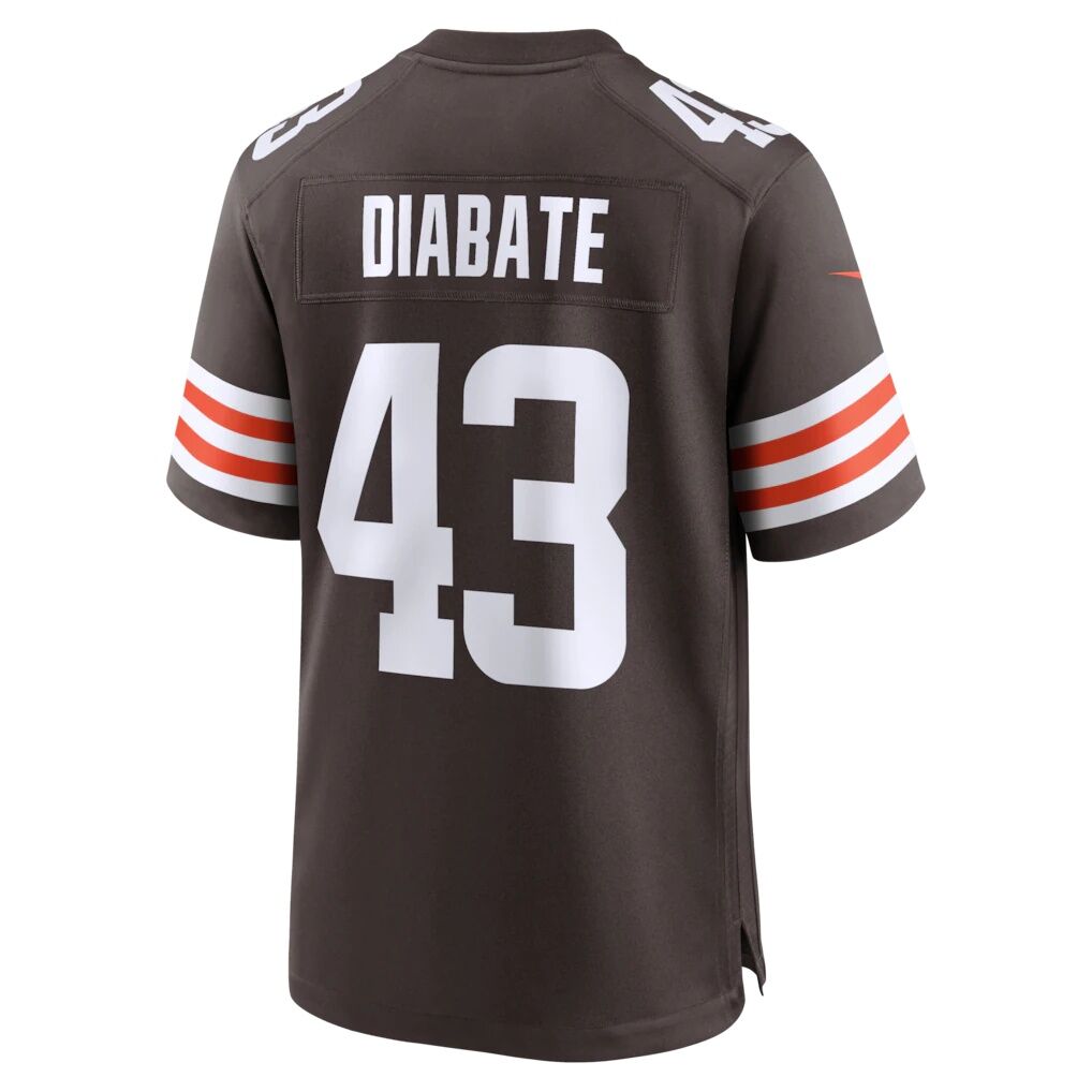 Mohamoud Diabate Cleveland Browns Nike Team Game Jersey