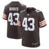 Mohamoud Diabate Cleveland Browns Nike Team Game Jersey - Brown - Front View