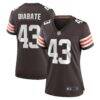 Mohamoud Diabate Cleveland Browns Nike Women's Team Game Jersey - Brown - Front View