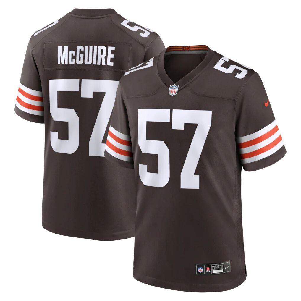 Isaiah McGuire Cleveland Browns Nike Team Game Jersey