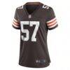 Isaiah McGuire Cleveland Browns Nike Women's Team Game Jersey - Brown - Side View