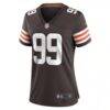 Za'Darius Smith Cleveland Browns Nike Women's Team Game Jersey - Brown - Side View