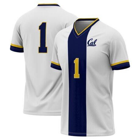 #1 Cal Bears GameDay Greats Youth Lightweight Soccer Fashion Jersey - White - Front View