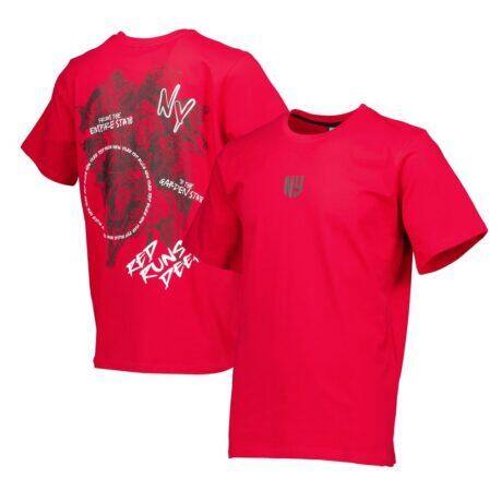 New York Red Bulls Street Heavyweight Relaxed T-Shirt - Red - Front View