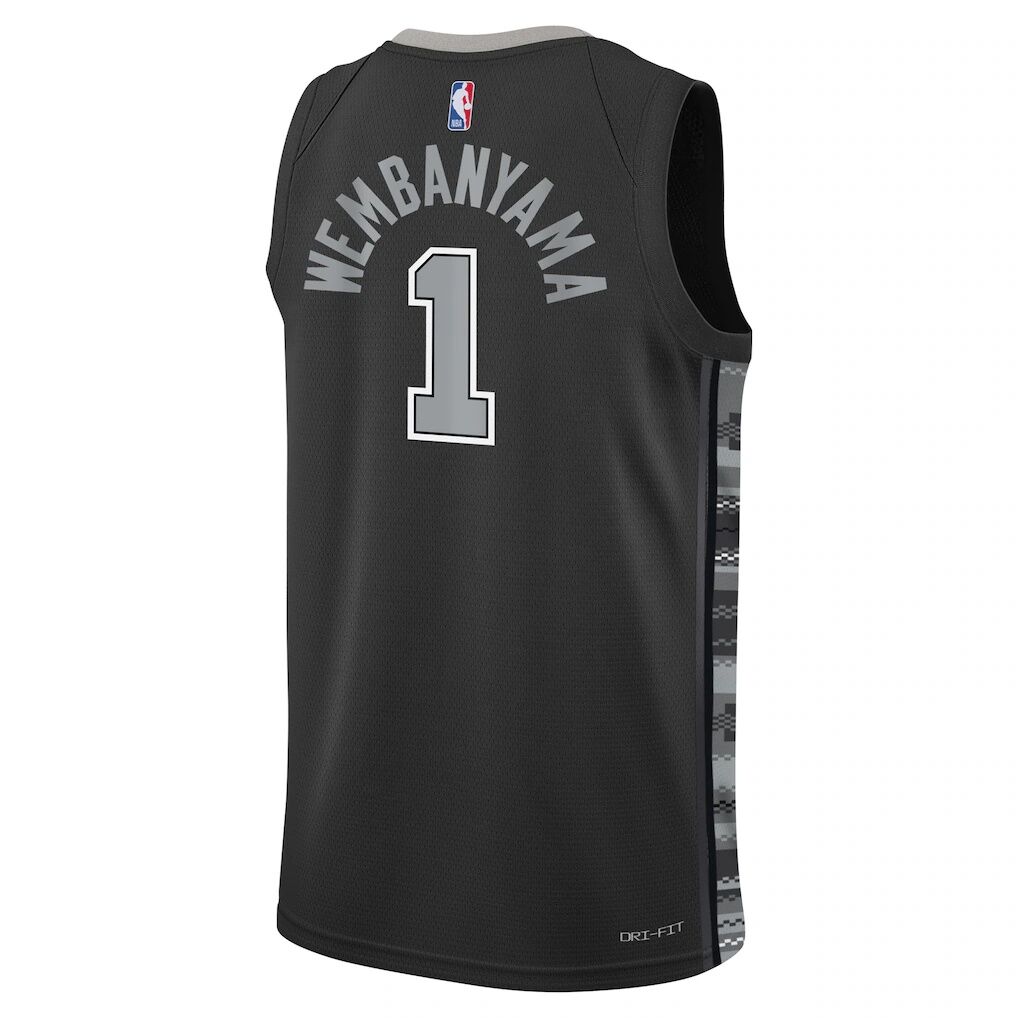 Victor Wembanyama San Antonio Spurs Jordan Brand Youth Swingman Jersey - Statement Edition