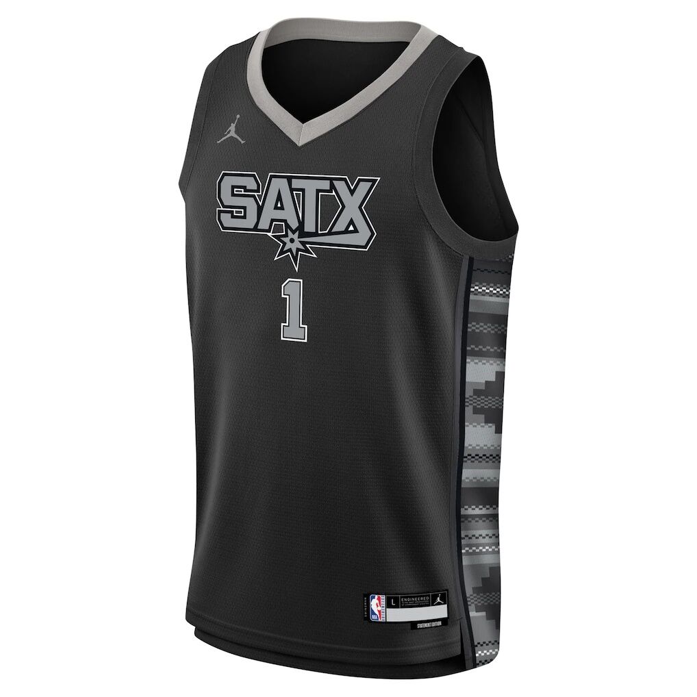 Victor Wembanyama San Antonio Spurs Jordan Brand Youth Swingman Jersey - Statement Edition