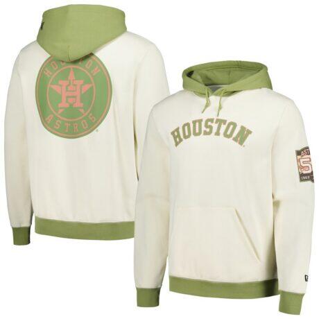 Houston Astros New Era Color Pop Pullover Hoodie - - Front View
