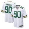 Lukas Van Ness Green Bay Packers Nike Game Jersey - White - Front View