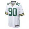 Lukas Van Ness Green Bay Packers Nike Game Jersey - White - Side View