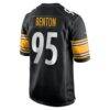 Keeanu Benton Pittsburgh Steelers Nike Team Game Jersey - Black - Detail View