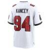 Calijah Kancey Tampa Bay Buccaneers Nike Game Jersey - White - Detail View