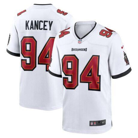 Calijah Kancey Tampa Bay Buccaneers Nike Game Jersey - White - Front View