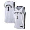 Victor Wembanyama San Antonio Spurs Nike Youth Swingman Jersey - White - Front View