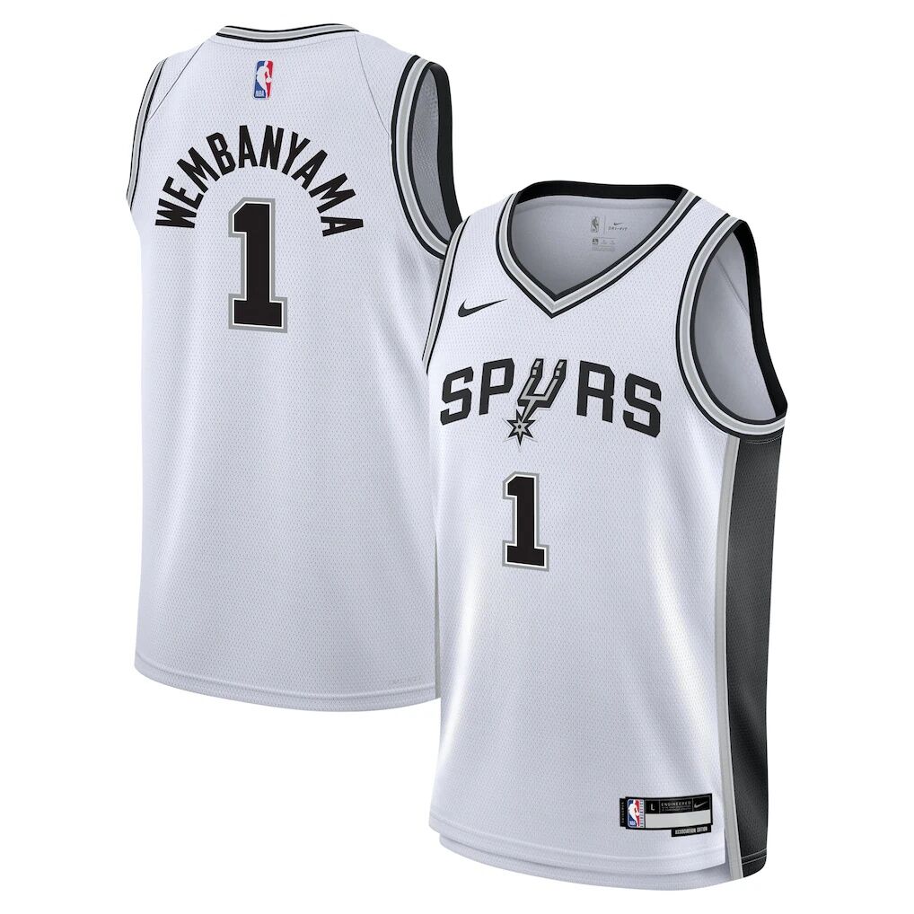 Victor Wembanyama San Antonio Spurs Nike Youth Swingman Jersey - Association Edition