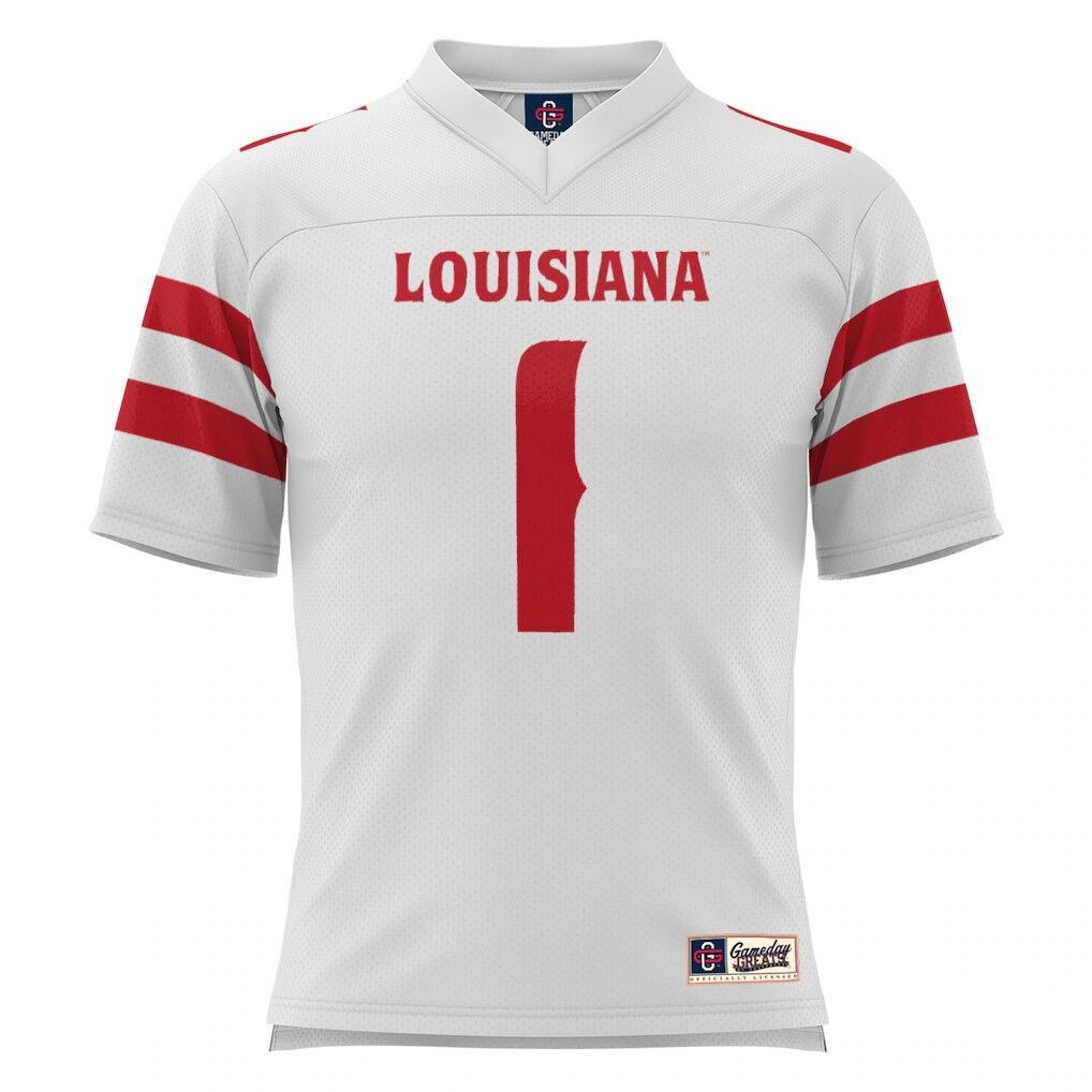 #1 Louisiana Ragin' Cajuns GameDay Greats Football Jersey