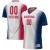 Arizona Wildcats GameDay Greats Unisex Pick-A-Player NIL Lightweight Soccer Jersey - White - Front View