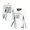 Colorado Buffaloes GameDay Greats Unisex Adult NIL Lightweight Volleyball Jersey - White - Front View