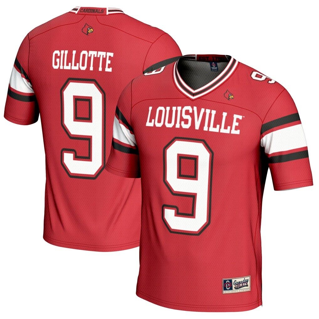 Ashton Gillotte Louisville Cardinals GameDay Greats Youth NIL Player Football Jersey