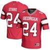 Malaki Starks Georgia Bulldogs GameDay Greats NIL Player Football Jersey - Red - Front View