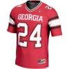 Malaki Starks Georgia Bulldogs GameDay Greats NIL Player Football Jersey - Red - Side View