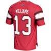 Mykel Williams Georgia Bulldogs GameDay Greats NIL Player Football Jersey - Red - Detail View