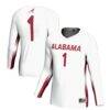 #1 Alabama Crimson Tide GameDay Greats Youth Lightweight Volleyball Fashion Jersey - White - Front View