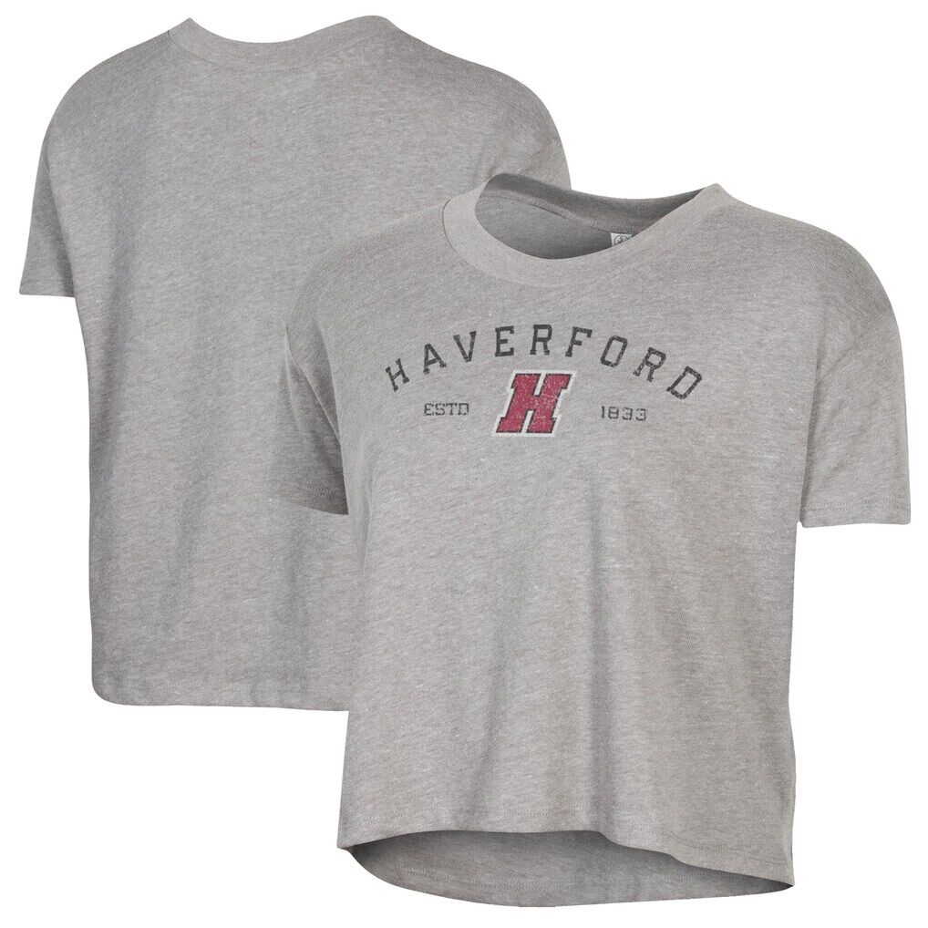 Haverford College Alternative Apparel Women's Retro Jersey Headliner Cropped T-Shirt