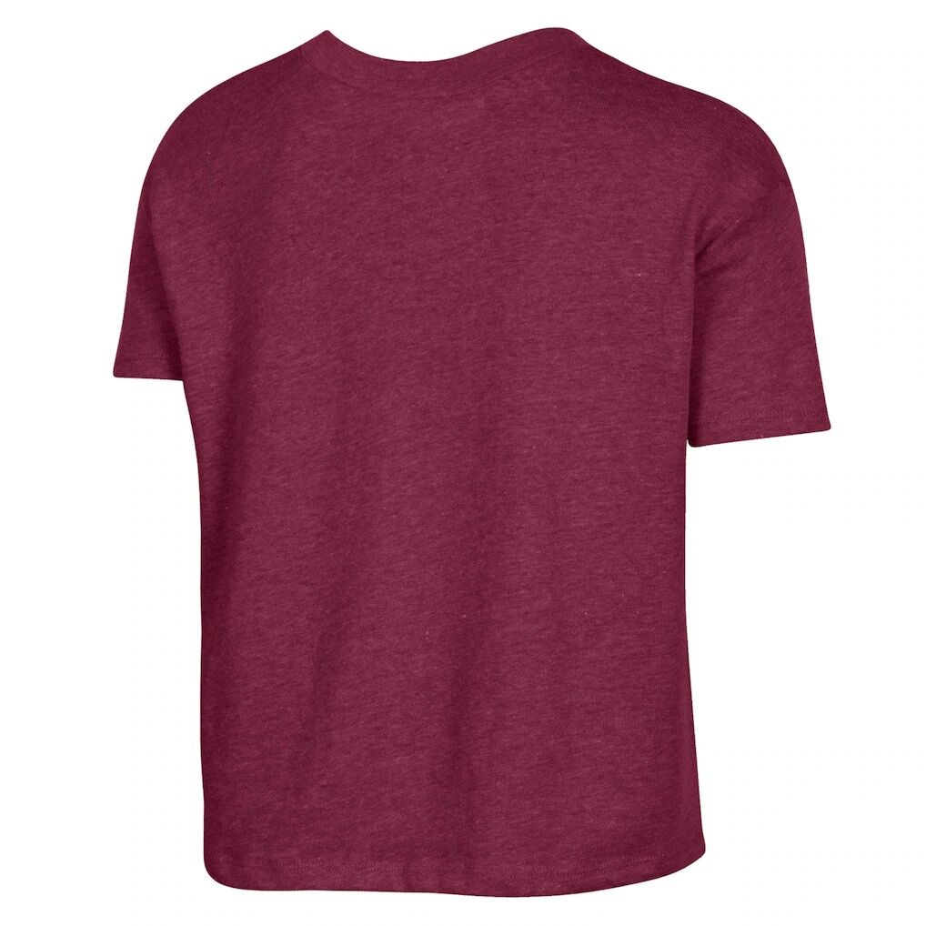 Iona University Gaels Alternative Apparel Women's Retro Jersey Headliner Cropped T-Shirt - Maroon
