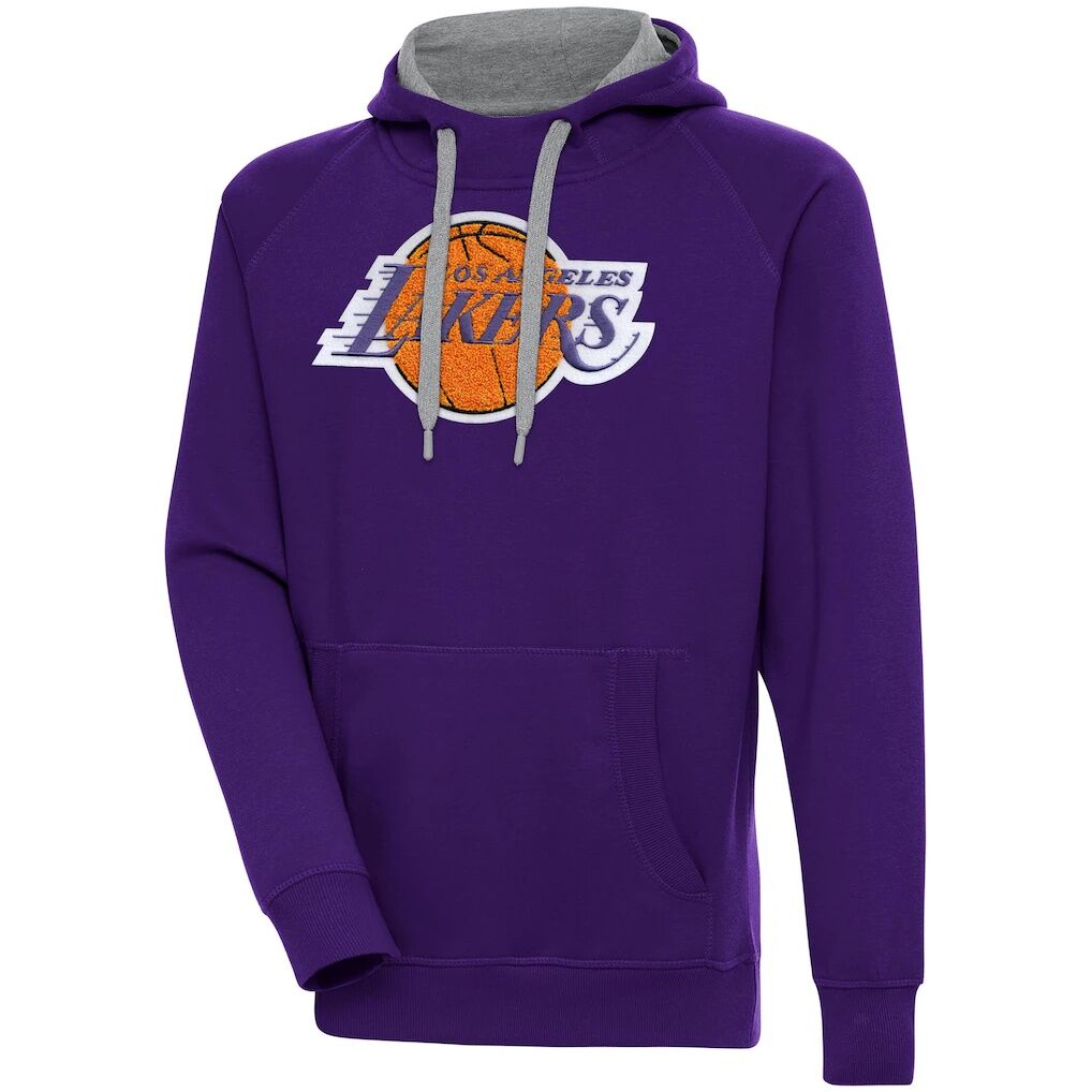 Los Angeles Lakers Antigua Victory Pullover Hoodie