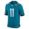 Parker Washington Jacksonville Jaguars Nike Team Game Jersey - Teal - Side View